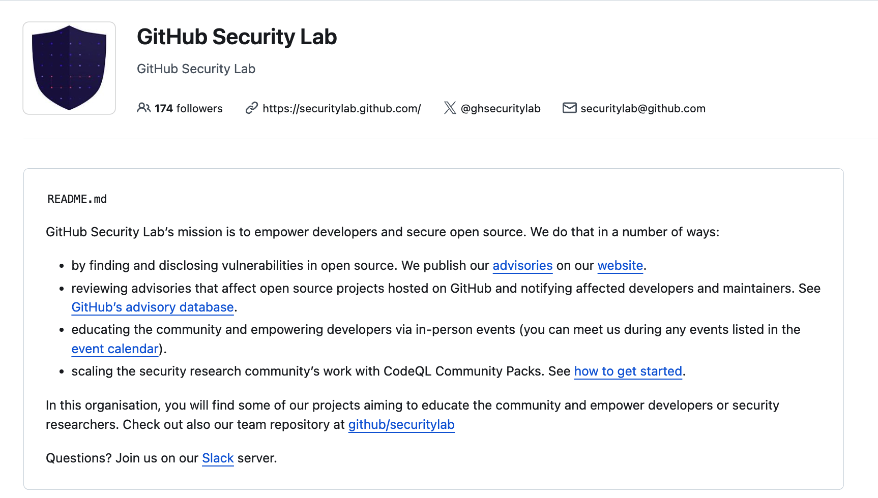 GitHub Security Lab